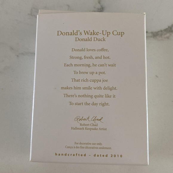 2010 Donald's Wake-up Cup Hallmark Ornament - Picture 6 of 13